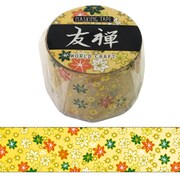 YZ-MT30-003 [友禅マスキングテープ 山吹 1個（幅30mm×長さ5m）]