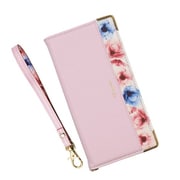BL-IP13PM02PK [iPhone 13 Pro Max 用 フラワー手帳型ケース ピンク]