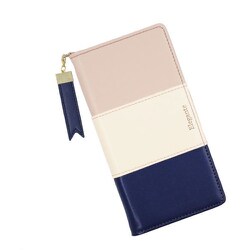 TR-RENO3A05MO [Oppo Reno 3A 用 トリコロール手帳型ケース モカネイビー]