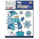 ルームデコシール S スノーマン [クリスマス用品]