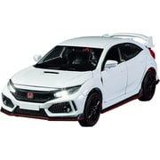 JDC6035-WH [キャストワールド ライト＆サウンドシリーズ ホンダ シビック タイプR ダイキャストミニカー]