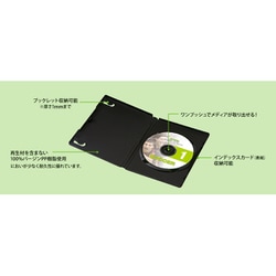 ヨドバシ.com - サンワサプライ SANWA SUPPLY DVD-TN1-03BKN [DVDトールケース（1枚収納・3枚セット・ブラック）]  通販【全品無料配達】