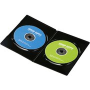 DVD-TU2-10BKN [スリムDVDトールケース（2枚収納・10枚セット・ブラック）]
