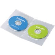スリムDVDトールケース(2枚収納・10枚セット・クリア) DVD-TU2-10CLN