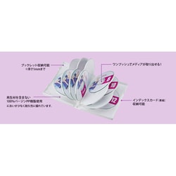 サンワサプライ - DVD-TW12-03WN DVDトールケース(12枚収納・3枚セット・ホワイト)