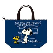 キャラクターグッズ PEANUTS スヌーピー 保冷保温ミニトート ジョー・クール / ネイビー