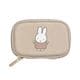 miffy（ミッフィー） ププフェルト カードケース ベージュ [キャラクターグッズ]