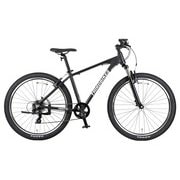 マウンテンバイク フェスMTB-D 27.5インチ 外装7段変速 ライト標準装備 マットブラック TB-22-015