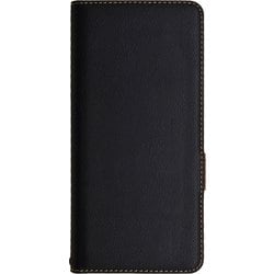 6719MG50BO [moto g50 薄型手帳ケース サイドマグネット BK×DBR]