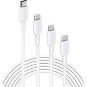 PowerLine II USB-C ＆Lightningケーブル 3本セット 0.9m×1/1.8m×1/3.0m×1 white B8633024