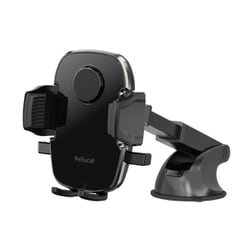 PPH2108 [車内用品 スマホホルダー ワンタッチスマホホルダー ロングアーム吸盤固定タイプ 対応サイズ：(幅) 約55～88mm/厚み 約20mmまで/ホルダー部耐荷重 約250g以下]