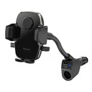 PPH2110 [車内用品 スマホホルダー ワンタッチスマホホルダー アクセサリーソケット固定タイプ 対応サイズ：(幅) 約58～88mm/厚み 約20mmまで/ホルダー部耐荷重 約250g以下]