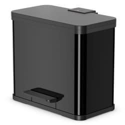 【美品】Hailolふた付ゴミ箱/エコトリオプラスL Amazon｜Hailo (ハイロ) ペダル式ゴミ箱 ホワイト 27(9L×3