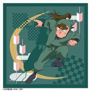 忍たま乱太郎 ハンドタオル 15 中在家長次 [キャラクターグッズ]
