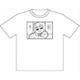 ポプテピピック 白Tシャツ XLサイズ ワクチン二回目完了 [キャラクターグッズ]