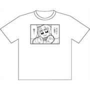 ポプテピピック 白Tシャツ XLサイズ ワクチン二回目完了 [キャラクターグッズ]