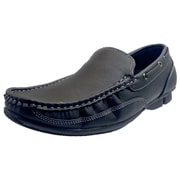 メンズ カジュアル スリッポン モカシン デッキシューズ スニーカー 24.5cm ブラック WL8801 BK 24.5