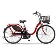 電動アシスト自転車 PAS With(パス ウィズ) 26型 内装3段変速 12.3Ah ビビッドレッド PA26W