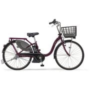 電動アシスト自転車 PAS With SP(パス ウィズ スーパー) 26型 内装3段変速 15.4Ah バーガンディ PA26WSP