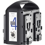 4-Channel V-Mount Simult. Charger w. 75W DC-Out VS4