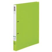 リングファイル スリムスタイル 抗菌タイプ A4S 180枚 黄緑 フ-URFK420YG