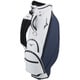 5LJC2202 [STライト キャディバッグ 2022年モデル メンズ 軽量約2.7kg 9.5型（75cm）/47インチ対応 ホワイト×ネイビー]