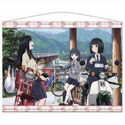 スーパーカブ B2タペストリー A 小熊＆礼子＆恵庭椎 [キャラクターグッズ]