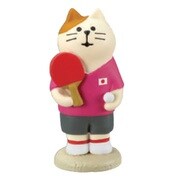ZCB-61844 アスリート猫 卓球猫 [キャラクターグッズ]
