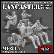 ミリタリーミニチュアフィギュアシリーズ MF-21A WWⅡ 英国空軍 アブロランカスターパイロットチーム [1/32 プラモデル]