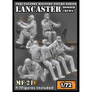 ミリタリーミニチュアフィギュアシリーズ MF-21C WWⅡ 英国空軍 アブロランカスターパイロットチーム [1/72 プラモデル]
