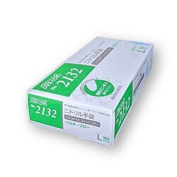 ニトリル P.F.フィット ブルー Lサイズ 100枚入 No.2132