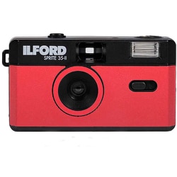 432992 [ILFORD SPRITE 35-II  FILM Camera Black イルフォード スプライト35-II フィルムカメラ ブラック＆レッド]