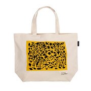 1061469 [イッタラ キュリアス マインド オブ オイバ トイッカ キャンバスバッグ 50×38cm チーター イエロー 国内正規品]