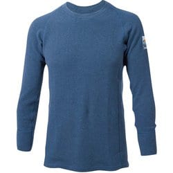 チョモランマアーバン 紳士ロングスリーブ QMU922 ネービー Lサイズ [アウトドア アンダーウェア メンズ]