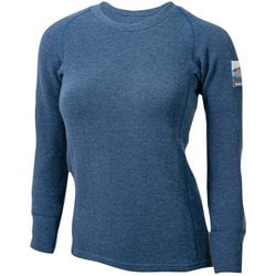 チョモランマアーバン 婦人ロングスリーブ QMU822 ネービー Lサイズ [アウトドア アンダーウェア レディース]