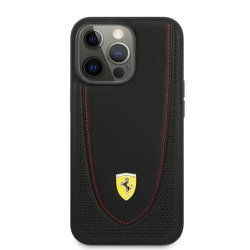 FEHCP13LRGOK [iPhone 13 Pro用 フェラーリ公式ライセンス 本革背面ケース]