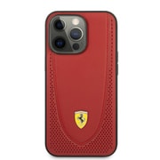 FEHCP13LRGOR [iPhone 13 Pro用 フェラーリ公式ライセンス 本革背面ケース]