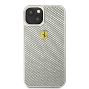 FEHCP13MFCASI [iPhone 13用 フェラーリ公式ライセンス リアルカーボン背面ケース]