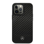 MEHCP13XRCABK [iPhone 13 Pro Max用 メルセデス・ベンツ 公式ライセンス リアルカーボン 背面ケース]