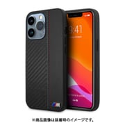 BMHCP13XMOCABK [iPhone 13 Pro Max用 BMW.公式ライセンス カーボン調PUレザー背面ケース]