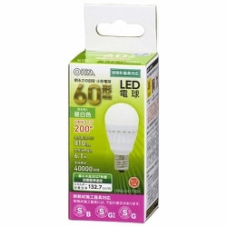 LED電球 小形 E17 60形相当 昼白色 LDA6N-G-E17 IS51