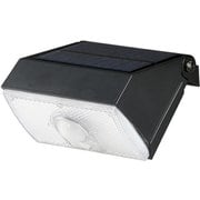 LEDセンサーライト ソーラー式 白色LED 800ルーメン LS-S1080ST4-K