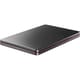ポータブルハードディスク 「カクうす」 HDPX-UTSCシリーズ 2TB USB 3.2(Gen 1)/3.0/2.0 ブラック×レッド HDPX-UTSC2K