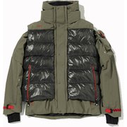 Alpine Vest on Jacket ESB72OT21 KHAKI Mサイズ [スキーウェア ジャケット メンズ]