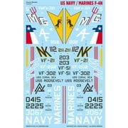 CD48217 アメリカ海軍/海兵隊 F-4N ファントムⅡ 用デカール [1/48 エアクラフト用デカール]