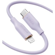 USB Type-C to Lightningケーブル Anker PowerLine III Flow MFi認証 PD(パワーデリバリー)対応 1.8m ライトパープル A86630V1