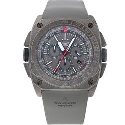 SSグレーPVD加工 クォーツクロノグラフ グレーラバーストラップ 並行輸入品 1年保証 M.2.30.7.221.6