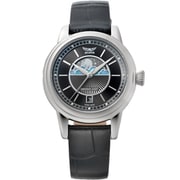 SS クォーツ ブラックカーフストラップ ムーンフェイス 並行輸入品 1年保証 V.1.33.0.252.4