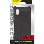 Galaxy A22 5G対応 ZEROSHOCK ブラック PM-G217ZEROBK