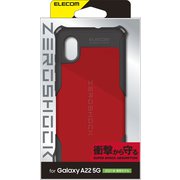 Galaxy A22 5G対応 ZEROSHOCK レッド PM-G217ZERORD